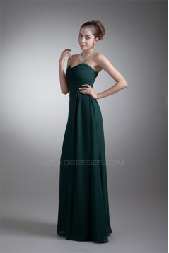 Floor-Length Sweetheart Sheath/Column Chiffon Long Bridesmaid Dresses 02010159