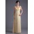 Floor-Length V-Neck Bows A-Line Chiffon Bridesmaid/Prom/Formal Evening Dresses 02010162