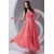 A-Line Strapless Chiffon Long Bridesmaid Dresses 02010205