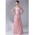 A-Line Strapless Ruched Sleeveless Long Taffeta Bridesmaid Dresses 02010208