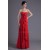 Wholesale Chiffon Cascading Ruffles Long Red Bridesmaid Dresses 02010214