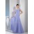 A-Line Square Pleats Cap Sleeve Long Bridesmaid Dresses 02010229