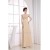 A-Line Capped V-Neck Floor-Length Criss Cross Off-the-Shoulder Long Bridesmaid Dresses 02010247