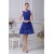 Short/Mini Knee-Length Blue Bridesmaid Dresses 02010268