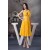 Halter Under Knee Beading A-Line Chiffon Short Yellow Evening/Bridesmaid Dresses 02010296