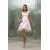 A-Line Short/Mini Sleeveless One-Shoulder Short Pink Bridesmaid Dresses 02010312