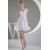 A-Line Short/Mini Sleeveless One-Shoulder Short White Bridesmaid Dresses 02010313