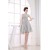 A-Line Short/Mini Pleats Sleeveless Bateau Bridesmaid Dresses 02010350