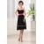 A-Line Soft Strapless Chiffon Short Black Bridesmaid Dresses 02010373