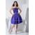 Strapless Satin Pleats Knee-Length Sleeveless Bridesmaid Dresses 02010378