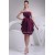 Short/Mini Taffeta Strapless Sleeveless Short Bridesmaid Dresses 02010388