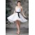 A-Line Sleeveless Chiffon Short White Bridesmaid Dresses 02010469