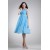 Knee-Length Chiffon Short Blue Chiffon Bridesmaid Dresses 02010490