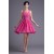 A-Line Square Short/Mini Pleats Chiffon Short Bridesmaid Dresses 02010502