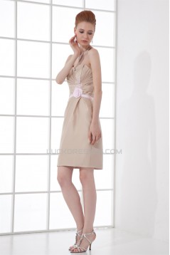 Sheath/Column Short/Mini Sweetheart Satin Bridesmaid Dresses 22450 78774 02010516