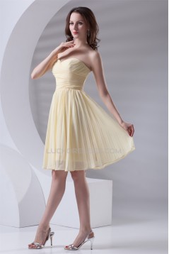 A-Line Sweetheart Knee-Length Short Chiffon Bridesmaid Dresses 02010524