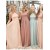 Halter Chiffon Floor-Length Long Bridesmaid Dresses 3010002