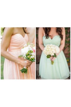 Short Tulle Sweetheart Bridesmaid Dresses 3010012