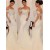 Long Off-the-Shoulder Sequins Wedding Party Dresses Bridesmaid Dresses 3010032