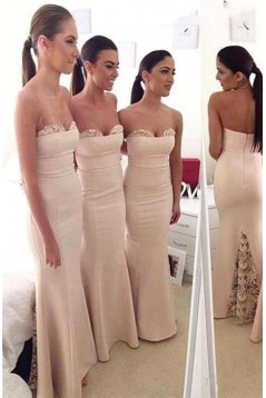 Trumpet/Mermaid Lace Floor Length Wedding Party Dresses Bridesmaid Dresses 3010038