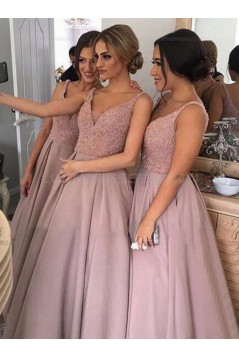 A-Line Straps Sleeveless Wedding Party Dresses Bridesmaid Dresses 3010045