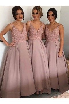A-Line Straps Sleeveless Wedding Party Dresses Bridesmaid Dresses 3010045