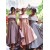 A-Line Off-the-Shoulder High Low Wedding Party Dresses Bridesmaid Dresses 3010058