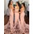 Trumpet/Mermaid Spaghetti Straps Lace Wedding Party Dresses Bridesmaid Dresses 3010075