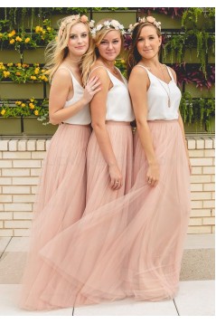 Floor-Length Tulle Wedding Guest Dresses Bridesmaid Dresses 3010116