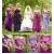 Long Purple Chiffon Country Wedding Guest Dresses Bridesmaid Dresses 3010156