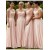 Long Pink Lace Chiffon Wedding Guest Dresses Bridesmaid Dresses 3010171