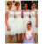 Cap Sleeves Lace Tulle Short Wedding Guest Dresses Bridesmaid Dresses 3010212