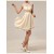 A-Line Illusion Neckline Lace Chiffon Short Wedding Guest Dresses Bridesmaid Dresses 3010238