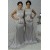 Long Silver Mermaid Lace Wedding Guest Dresses Bridesmaid Dresses 3010251