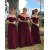 A-Line Off-the-Shoulder Plus Size Long Bridesmaid Dresses 3010297