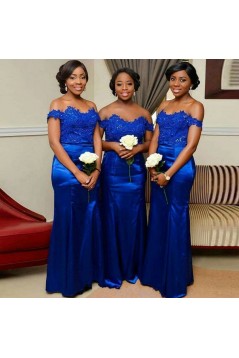 Mermaid Off-the-Shoulder Long Bridesmaid Dresses 3010371