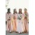 Sheath V-Neck Long Sleeves Chiffon Long Bridesmaid Dresses 3010384