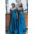 A-Line Off-the-Shoulder Long Bridesmaid Dresses 3010388