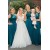 A-Line Lace Long Bridesmaid Dresses 3010395