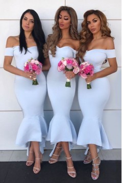 Mermaid Off-the-Shoulder Bridesmaid Dresses 3010402