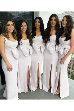 Sheath Floor Length Bridesmaid Dresses 3010474