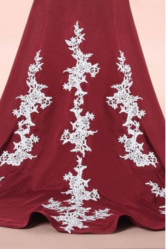 Mermaid Off-the-Shoulder Lace Floor Length Bridesmaid Dresses 3010477