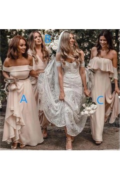 Affordable Long Floor Length Bridesmaid Dresses 3010493