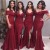 Mermaid Off-the-Shoulder Floor Length Bridesmaid Dresses 3010508