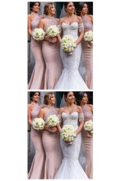 Mermaid Lace Long Floor Length Bridesmaid Dresses 3010517