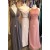 A-Line Long Chiffon Floor Length Bridesmaid Dresses 3010519