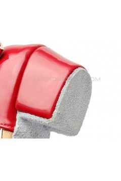 Women's Kids' Red Sparkling Glitter Flats Latin Dance Shoes Chunky Heels Modern Dance Shoes D601027