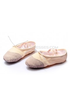 Women's Kids' Pink Canvas Dance Shoes Ballet/Latin/Yoga/Dance Sneakers Canvas Flat Heel D601041