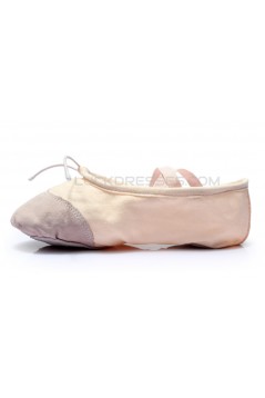 Women's Kids' Pink Canvas Dance Shoes Ballet/Latin/Yoga/Dance Sneakers Canvas Flat Heel D601041