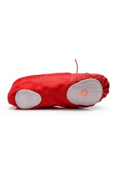 Women's Kids' Red Canvas Dance Shoes Ballet/Latin/Yoga/Dance Sneakers Canvas Flat Heel D601042